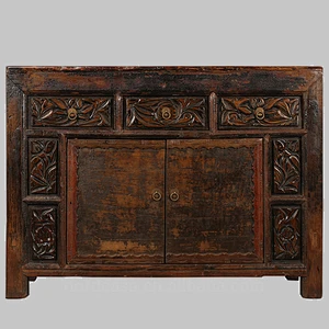 hand carved reproduction antiques china cabinets
