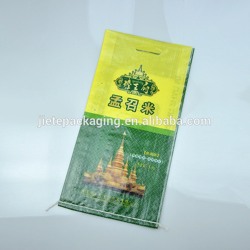 2018 new plastic polypropylene pp woven rice bag size 5kg