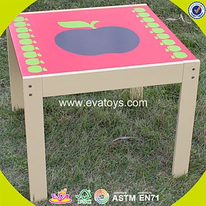 wholesale cheap kids wooden table and chair fashion children wooden table and chair W08G091