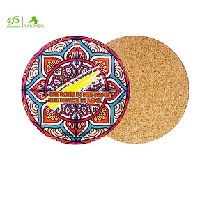 Bohemian Cork Coaster Cup Pad Mat Heat insulation Cup Mat Pad Holder For Home Decoration