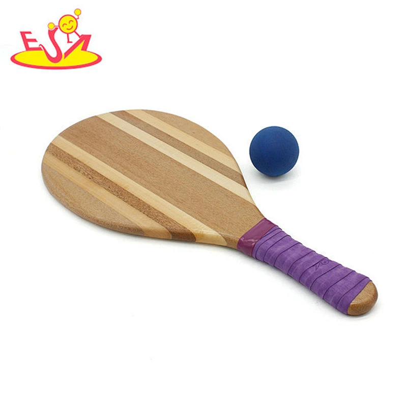 high quality outdoor sport wooden beach tennis paddles for adults W01A315