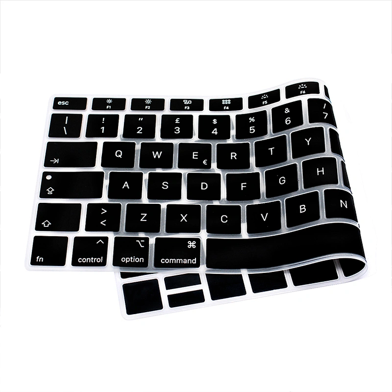 Colorful Waterproof  laptop skin protector custom silicone Italian Language Keyboard Cover Protector for Mac Air 13