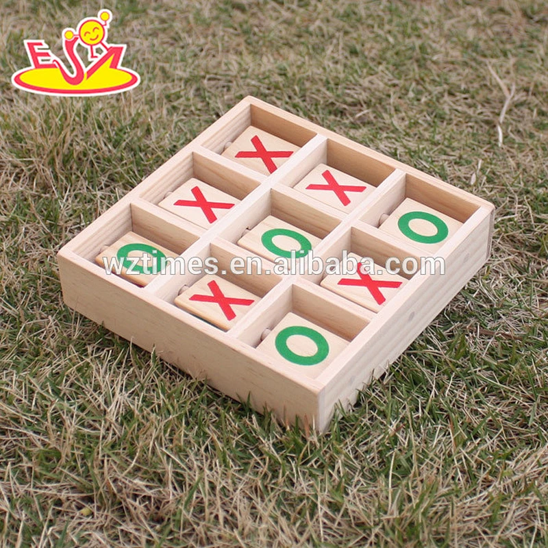 Wholesale interesting tic tac toe toy wooden board game toy for relieve pressure W01A160