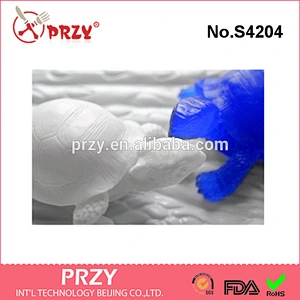 S4204 PRZY Turtle Soap / Tortoise Soap / Box Turtle Soap Mold Silione Mold Wholesale