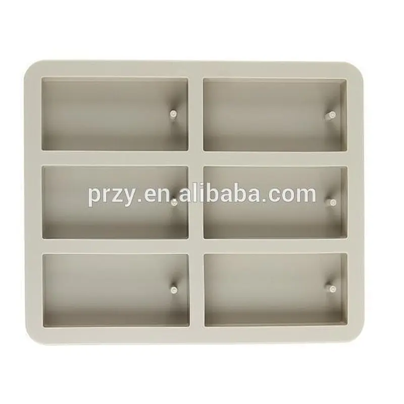 Custom make all kinds of handmade soap mold DIY soap mold 6 square square brick company commander silicone cake mould Custo