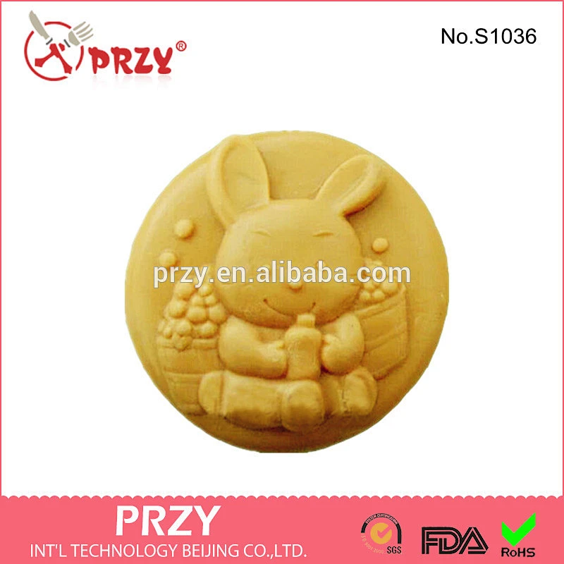 handmade rabbit soap mold silicone
