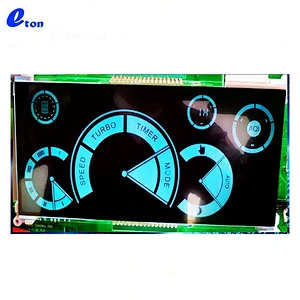 7 segment LCD screen panel assembly for motorcycle speedometer