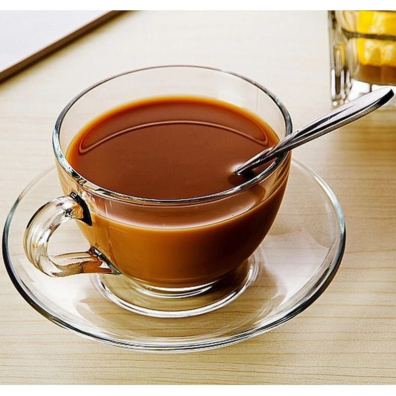OEM capacity high borosilicate glass coffee mug tea pot water cup set with high quality
