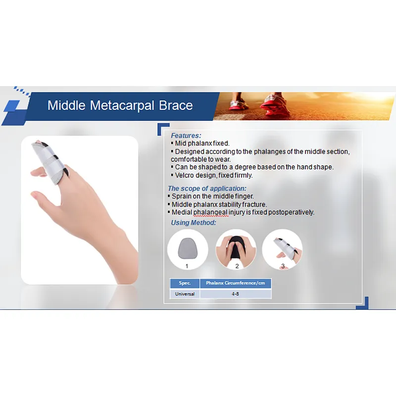 Orthopedic Middle Metacarpal Brace Finger Brace