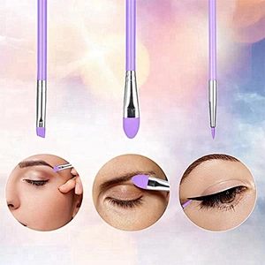 JZG 4PCS High Quality Silicone Head Mask Foundation Makeup Brush