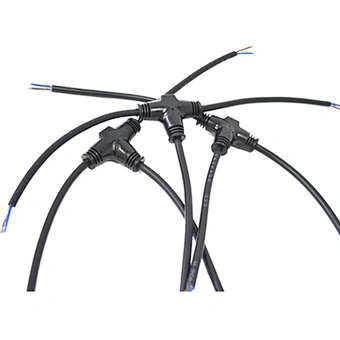 Led Street Light Ip68 Waterproof 3pin Cable Connector