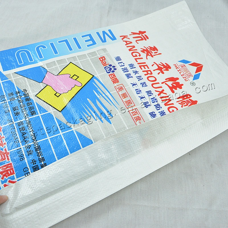 Plastic pp woven cement bag 25kg for soap, washing powder,cement industrial bag