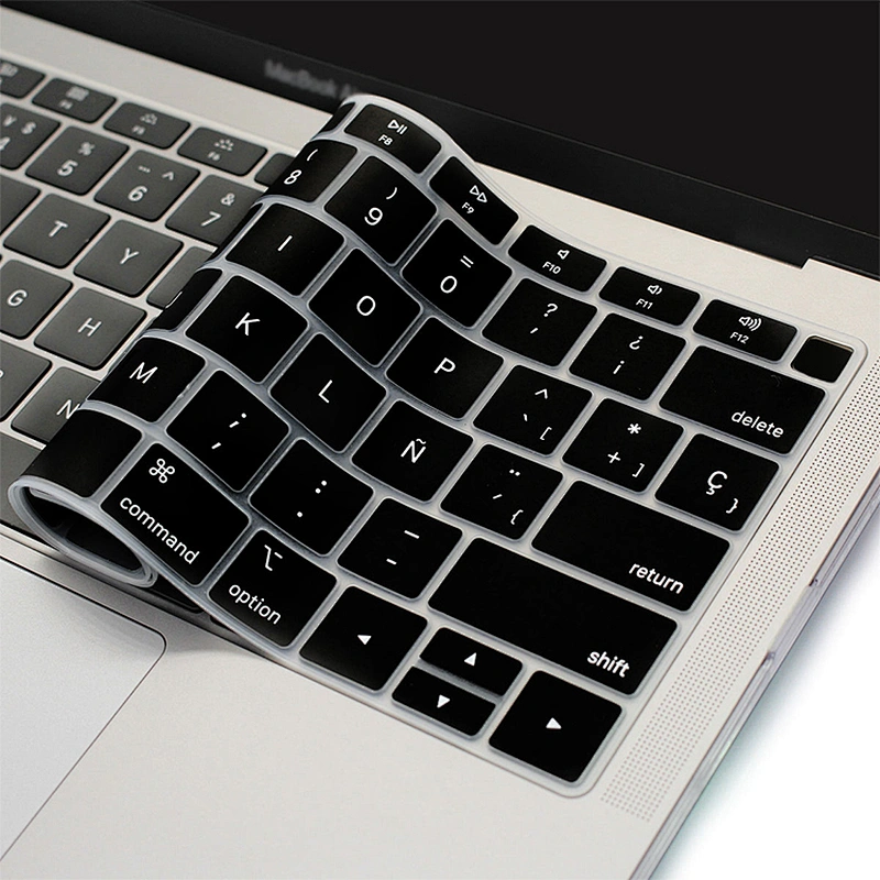 Spanish Keyboard Cover Keyboard Silicone keyboard protector for macbook pro 2016 13 inch For Macbook New Air 13 A1932