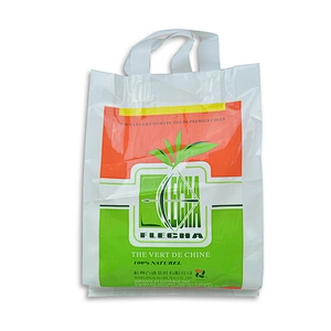 PE plastic custom printed garment/food shopping packaging bag