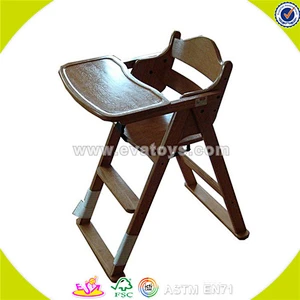 wholesale latest wooden baby feeding chair for children hot sale best quality wooden feeding chair W08F013
