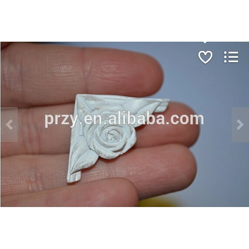 2015 hotsale Rose Corner Brackets gum paste silicone fondant mold