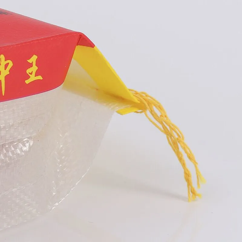Custom 5kg color printing woven bag for rice ,flour packing