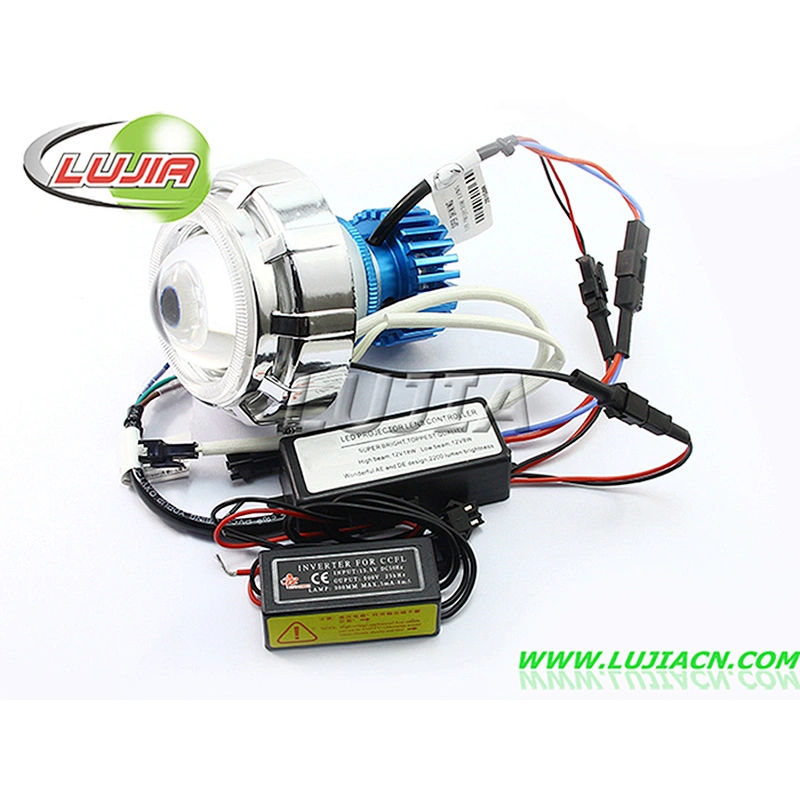 Super brightness projector lens light angel eyes 12V Motorcycle LED headlight bulb lamp