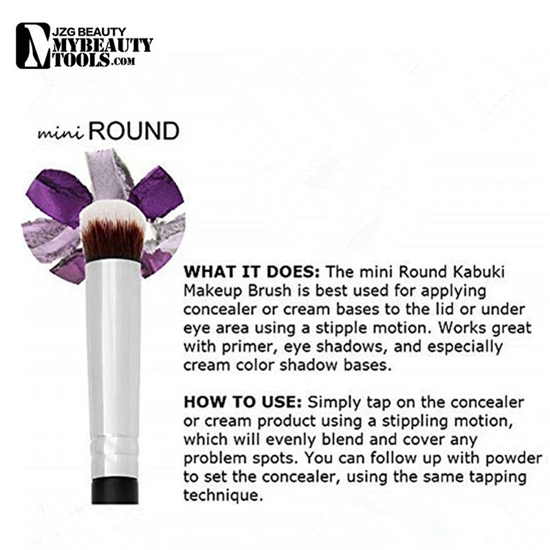 Wholesale Best  5pc Kabuki Makeup Brushes Set for Eyeshadow
