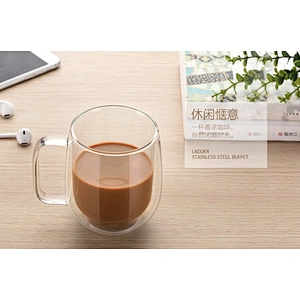 2018 New Style 250 ML Double Water Cup Customized Logo For Milk Tea Drinking