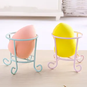 Hot silicone makeup blender puff sponge holder stainless steel makeup sponge holder