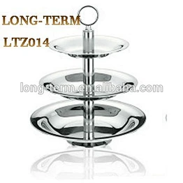 LTZ014 3 Layers Stainless Steel Cake Stand