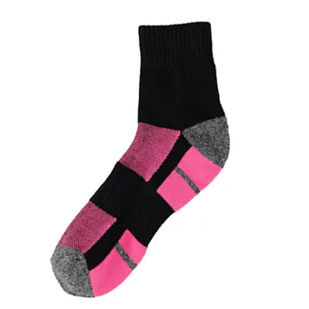 cotton free terry jacquard non slip sport socks