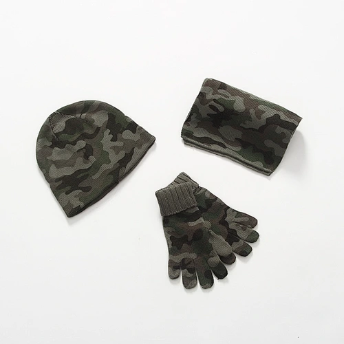 3PCS Baby Toddler Child Kids Warm Knitted Cap Crochet Beanie Ear Flap Hat