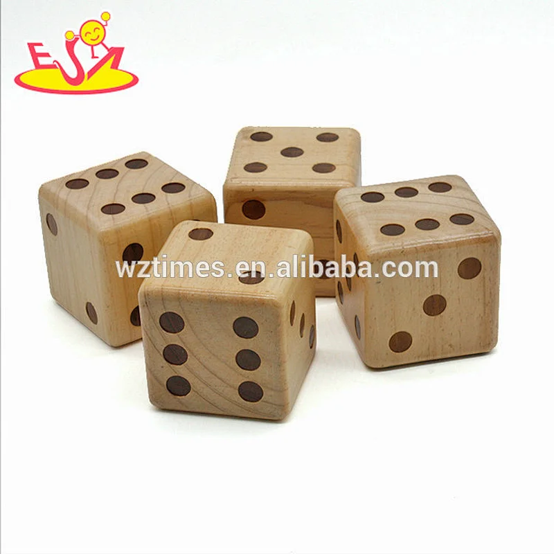 wholesale cheap funny wooden dice games for kids W01A307