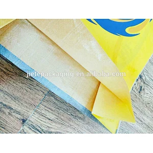 High quality 20kg bopp laminated pp woven feed bag for packing animal food