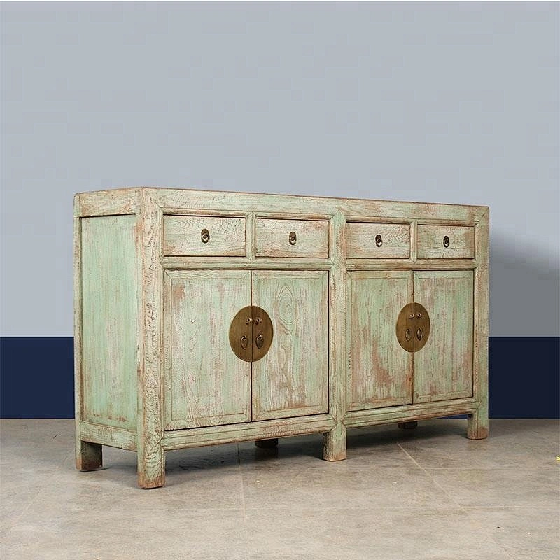wholesale Beijing rustic reclaimed wood distressed buffet living room furniture