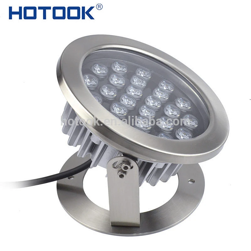 316 Stainless Steel Casing+ Aluminium Cooler Premium IP68 24V 24W LED Underwater Dock Light