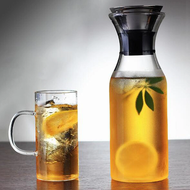 Thicken glass quality water bottle borosilicate wine bottle Juice Bottle for home