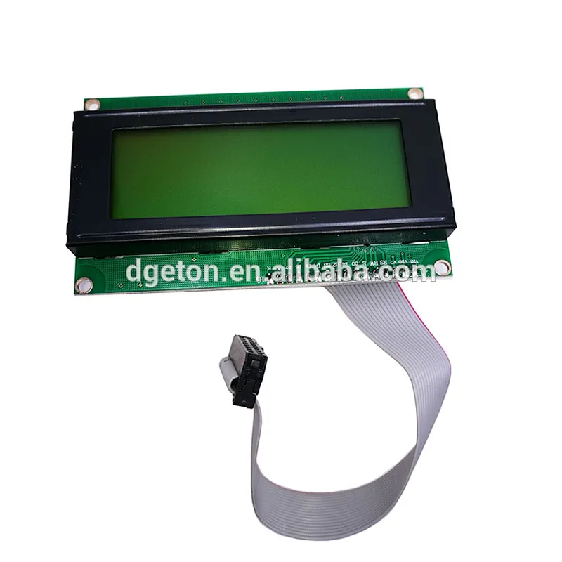 5V yellow green 20x4 Character LCD Module Display