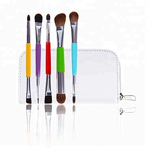 Wholesale liquid glitter makeup eyeshadow palette blending brush stick packaging case