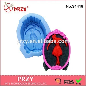 dancing girl silicone soap mold silicone molds for soap handmade soap mould