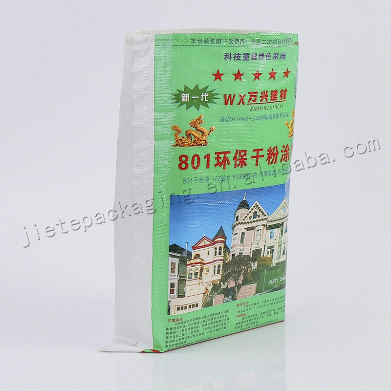 High quality  25kg pp woven construction bag for wall putty powder
