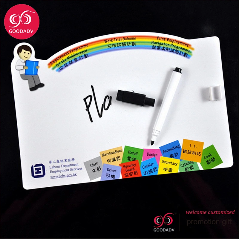 Round cartoon refrigerator message kids erasable whiteboard marker custom design only