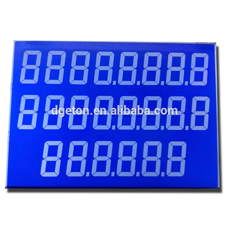 Fuel Dispenser LCD 22 digit segment LCD display module
