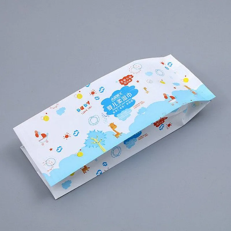 Guaranteed quality cheap wet paper towel bag for children