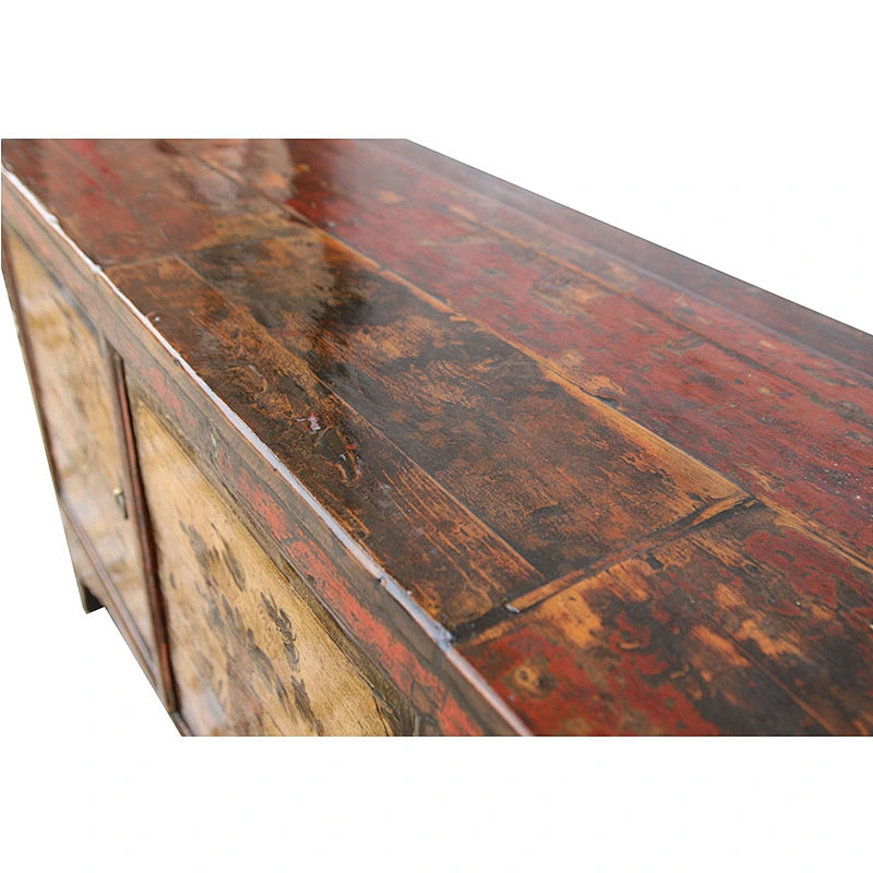 chinese antique reproduction distressed lacquer oriental old furniture