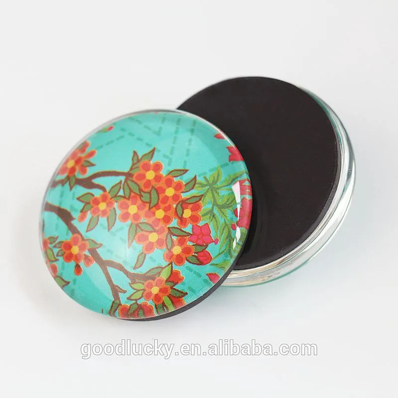 Souvenir gifts tourist custom Glass Crystal fridge magnet for 3D