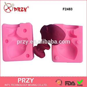 F2483 alien shape chocolate mould,fondant mold 3d silicon mould,3d silicone soap molds