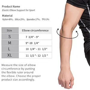 Sport elbow pad with iso ce