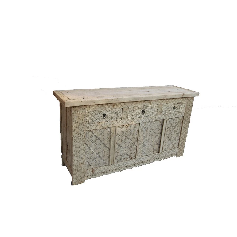 Oriental chinese vintage Qinghai carving furniture.