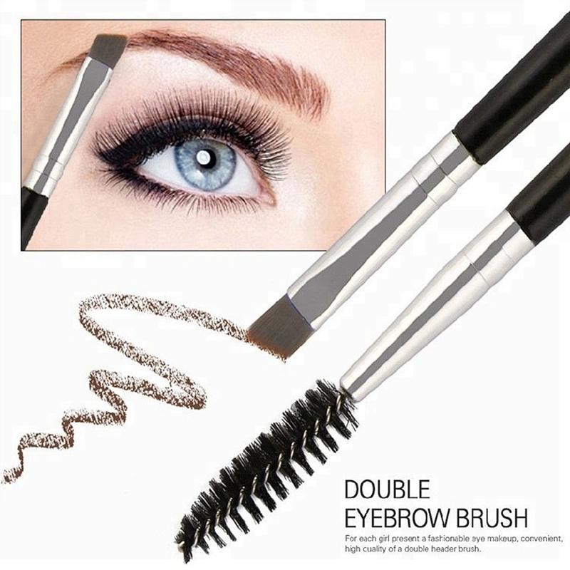 Double Ended Side Eyelash Eyebrow Applicator Makeup Brush Tools