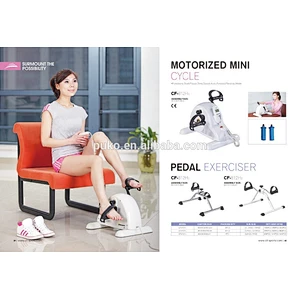 Motorized mini exercise bike efficient aerobic training machine