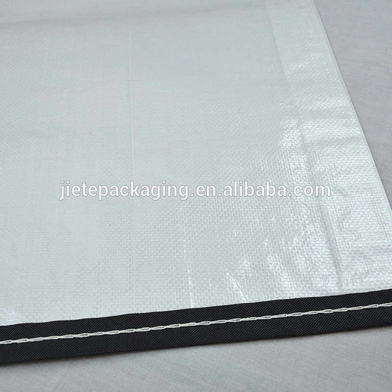 China customized white plastic bopp laminated pp woven seed packaging bag