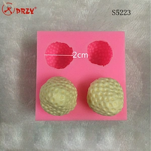 Strawberry 4 cavity soap mold Strawberry silicone cake mould Strawberry mold for soap making