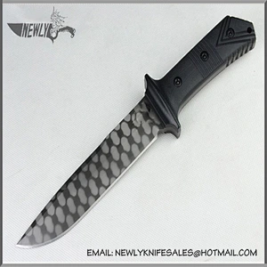 Hot Selling G10 Handle Tactical Fixed Stainless Steel Knife